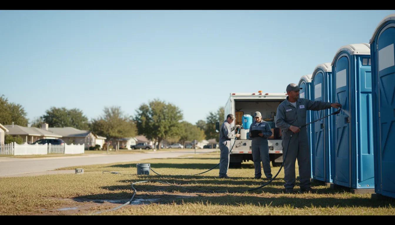 Long-Term Portable Toilet Rental in Mount Carroll, IL near me